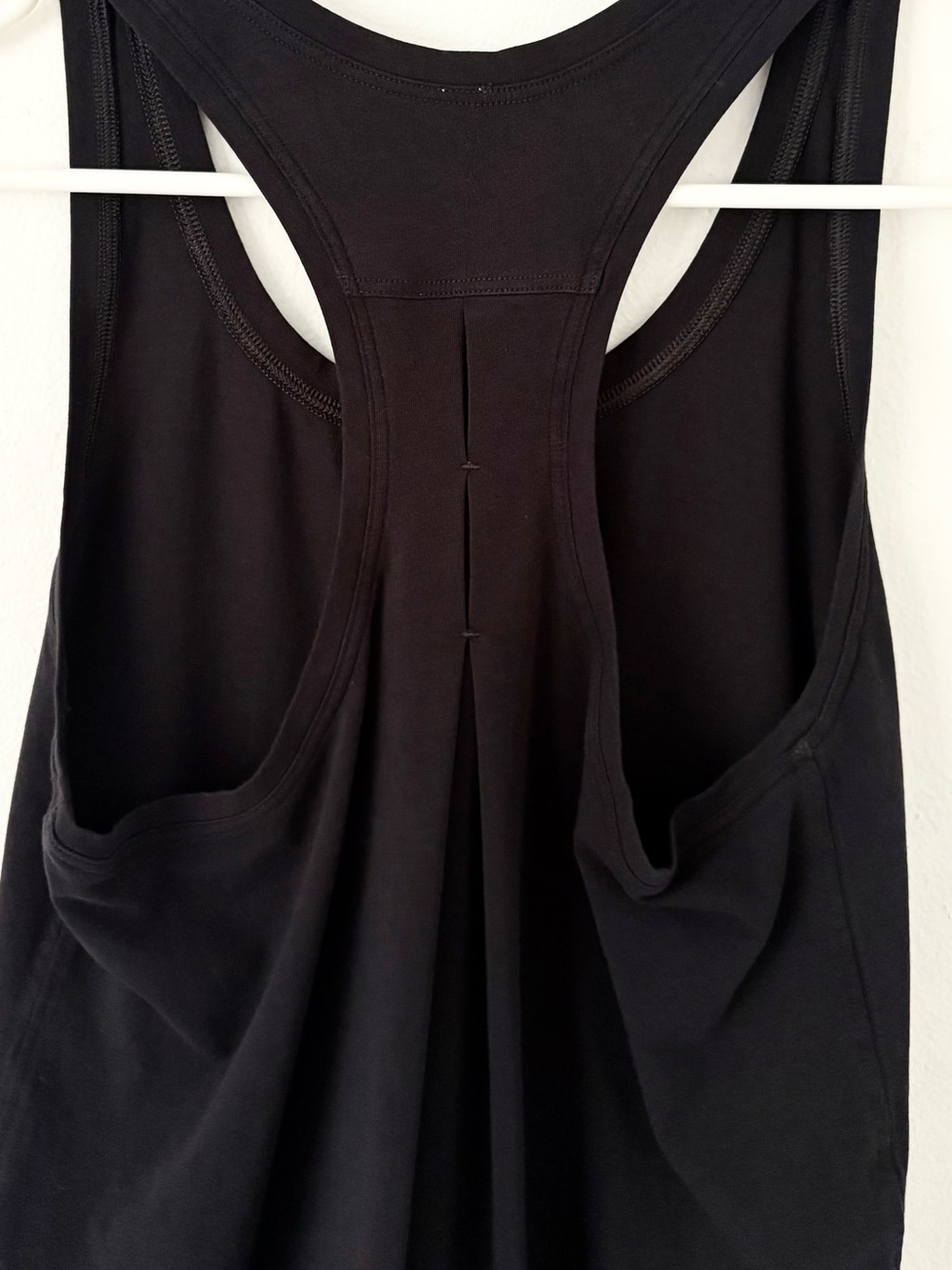 Lululemon Black Pleated Back Love Tank Top Size 4 - Picture 7 of 9